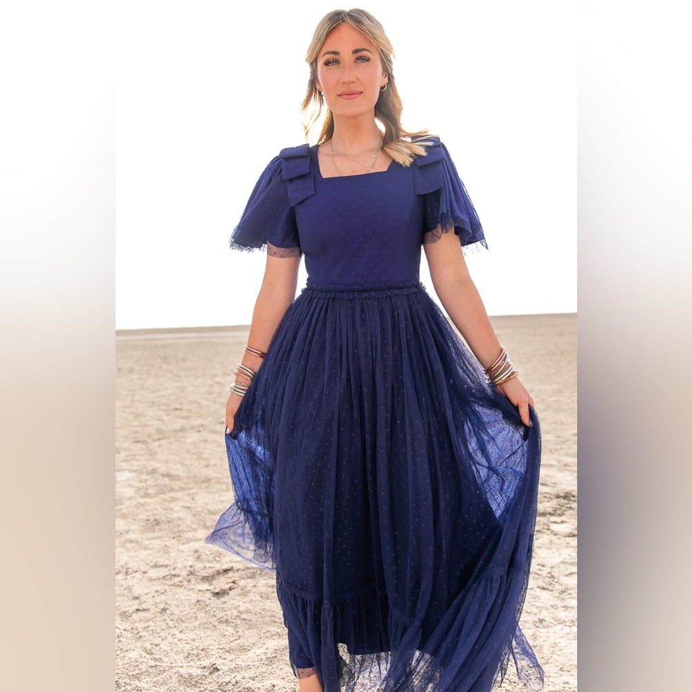 Ivy city Heather Dress in Cobalt Blue